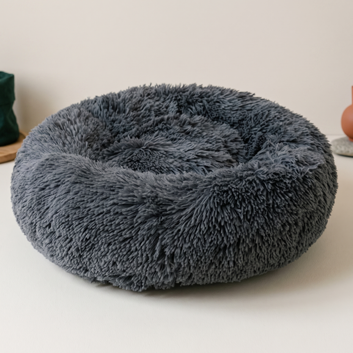 Round Kennel Dark Grey - Hero