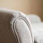Luxury Fancy Dog Couch Light Gray - Detail