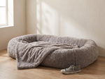 Human Dog Bed Gray - Scale