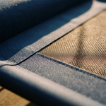 Dog Camp Bed Dark Blue - Detail
