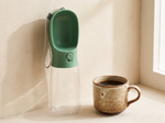 Pet Water Bottle Green - Scale